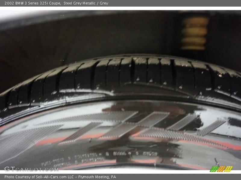 Steel Grey Metallic / Grey 2002 BMW 3 Series 325i Coupe