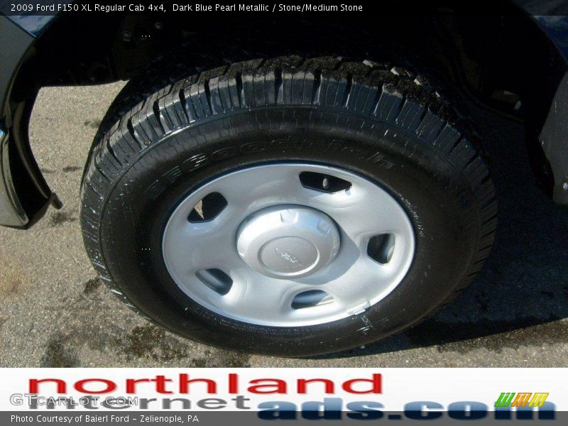 Dark Blue Pearl Metallic / Stone/Medium Stone 2009 Ford F150 XL Regular Cab 4x4