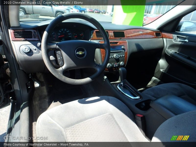 Cyber Gray Metallic / Ebony 2010 Chevrolet Impala LS