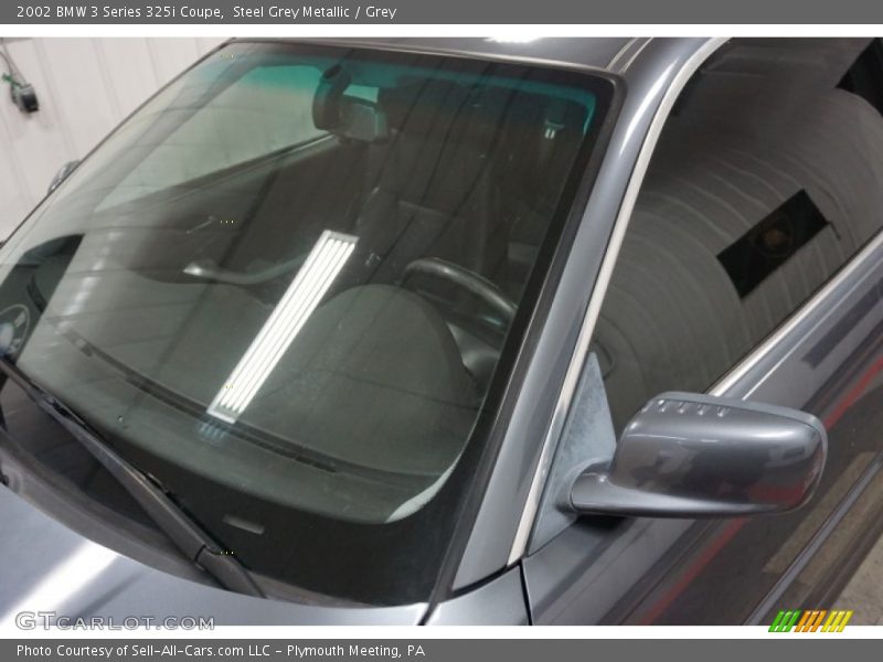 Steel Grey Metallic / Grey 2002 BMW 3 Series 325i Coupe