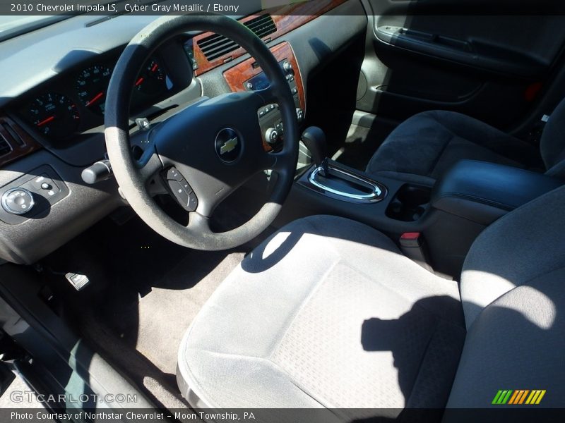 Cyber Gray Metallic / Ebony 2010 Chevrolet Impala LS