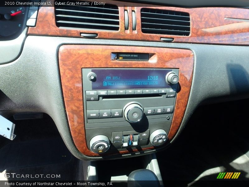 Cyber Gray Metallic / Ebony 2010 Chevrolet Impala LS