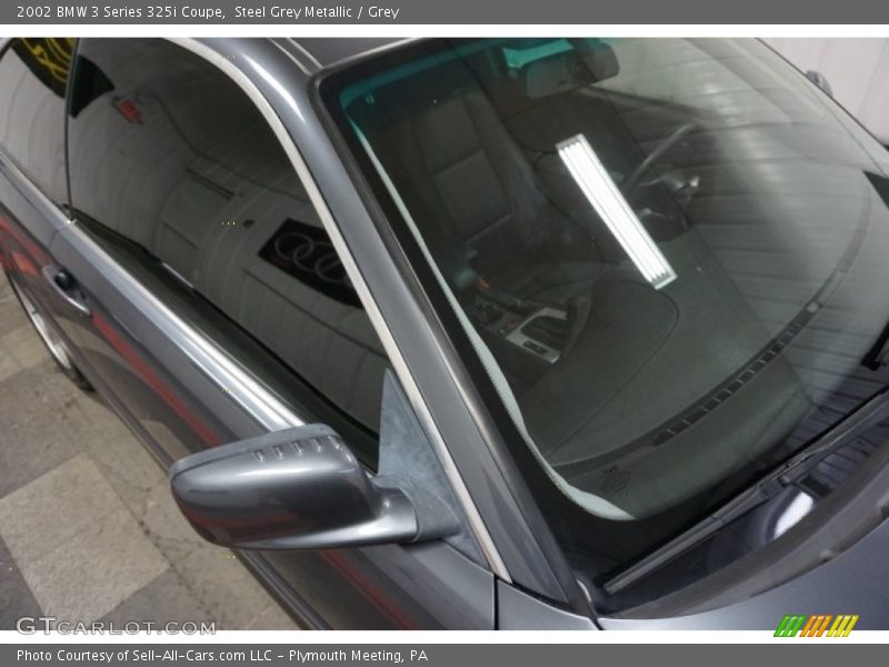 Steel Grey Metallic / Grey 2002 BMW 3 Series 325i Coupe