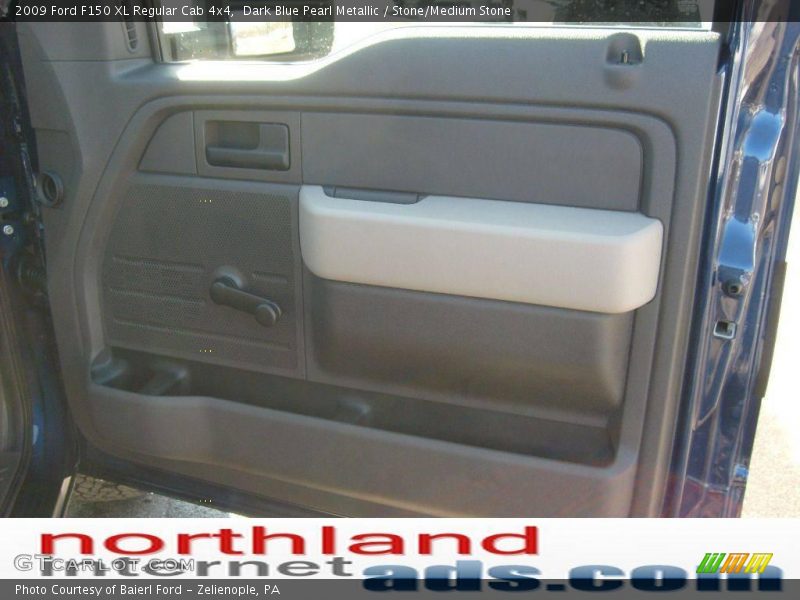 Dark Blue Pearl Metallic / Stone/Medium Stone 2009 Ford F150 XL Regular Cab 4x4