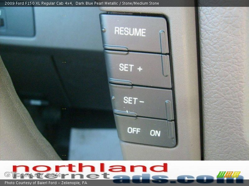 Dark Blue Pearl Metallic / Stone/Medium Stone 2009 Ford F150 XL Regular Cab 4x4