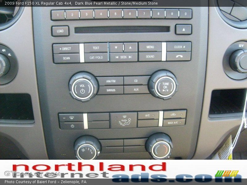 Dark Blue Pearl Metallic / Stone/Medium Stone 2009 Ford F150 XL Regular Cab 4x4