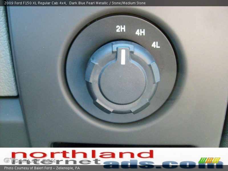 Dark Blue Pearl Metallic / Stone/Medium Stone 2009 Ford F150 XL Regular Cab 4x4