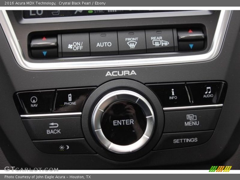 Crystal Black Pearl / Ebony 2016 Acura MDX Technology
