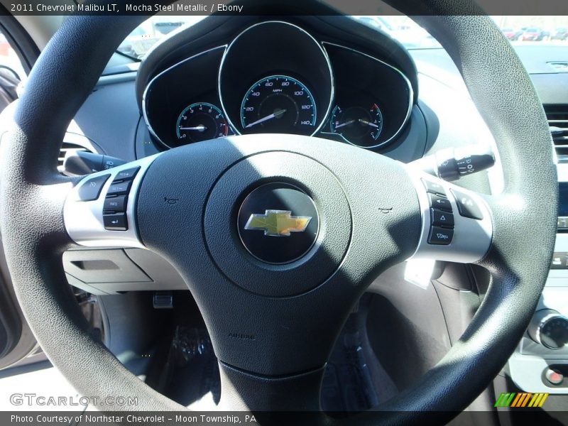 Mocha Steel Metallic / Ebony 2011 Chevrolet Malibu LT