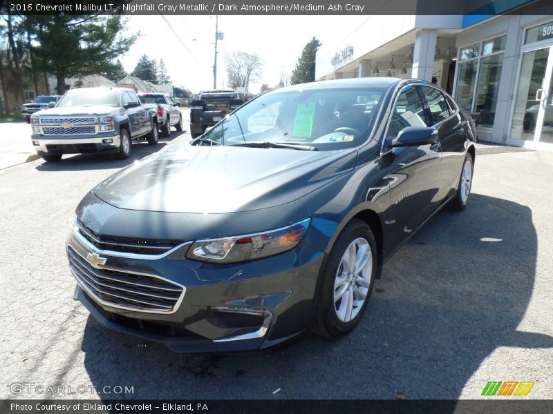 Nightfall Gray Metallic / Dark Atmosphere/Medium Ash Gray 2016 Chevrolet Malibu LT