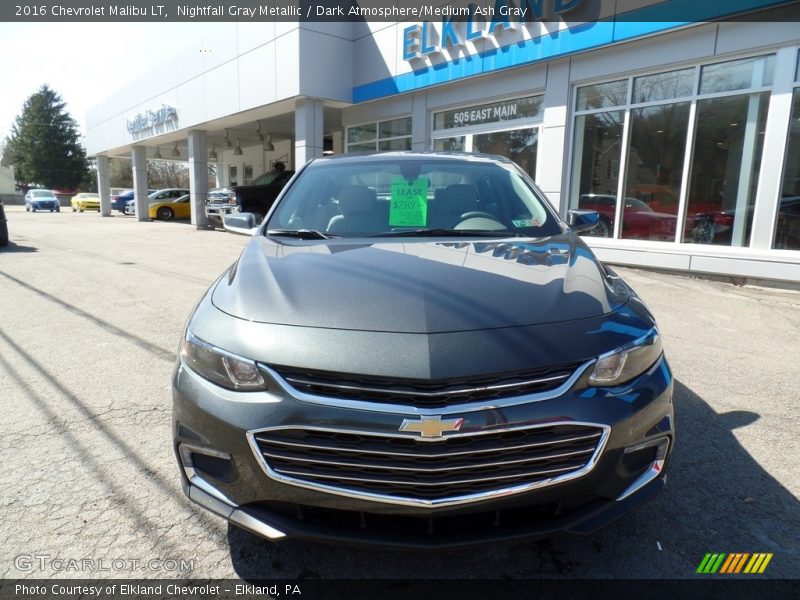 Nightfall Gray Metallic / Dark Atmosphere/Medium Ash Gray 2016 Chevrolet Malibu LT