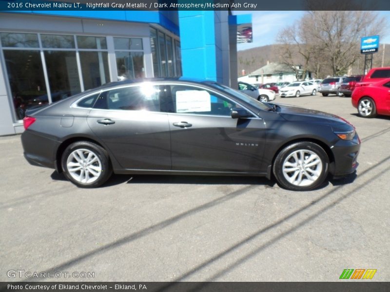 Nightfall Gray Metallic / Dark Atmosphere/Medium Ash Gray 2016 Chevrolet Malibu LT