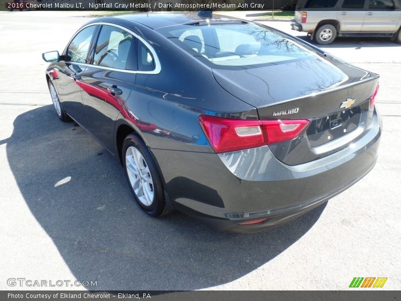Nightfall Gray Metallic / Dark Atmosphere/Medium Ash Gray 2016 Chevrolet Malibu LT