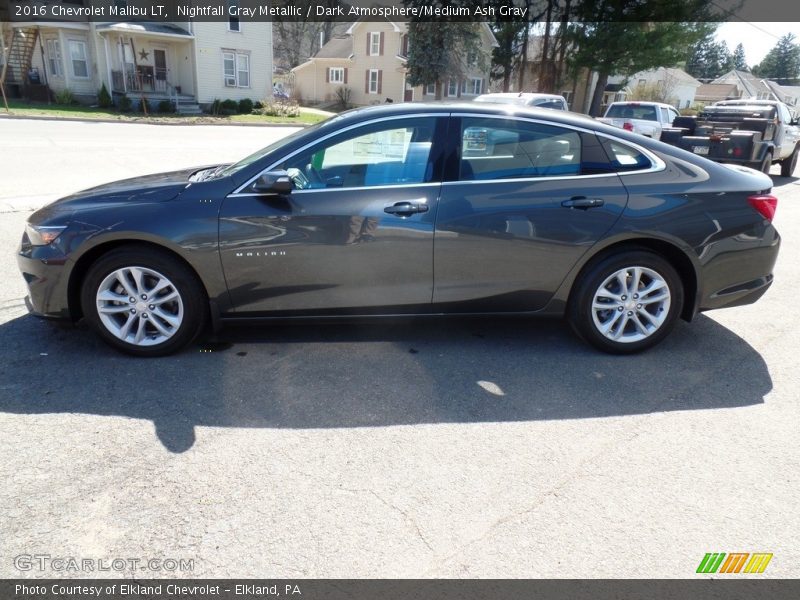 Nightfall Gray Metallic / Dark Atmosphere/Medium Ash Gray 2016 Chevrolet Malibu LT