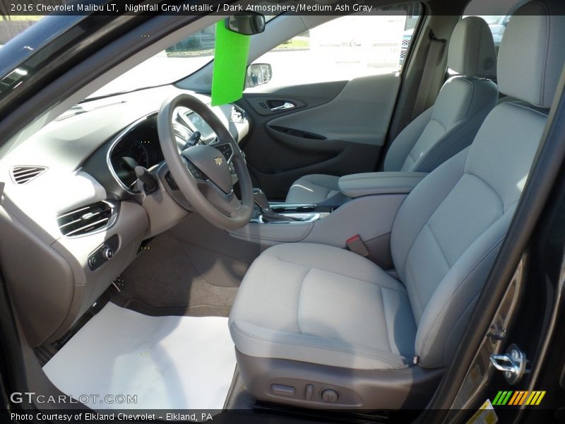 Nightfall Gray Metallic / Dark Atmosphere/Medium Ash Gray 2016 Chevrolet Malibu LT