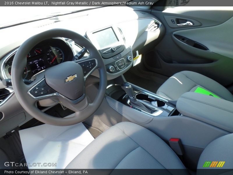 Nightfall Gray Metallic / Dark Atmosphere/Medium Ash Gray 2016 Chevrolet Malibu LT