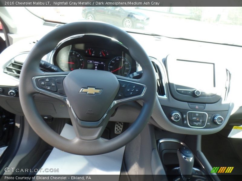 Nightfall Gray Metallic / Dark Atmosphere/Medium Ash Gray 2016 Chevrolet Malibu LT