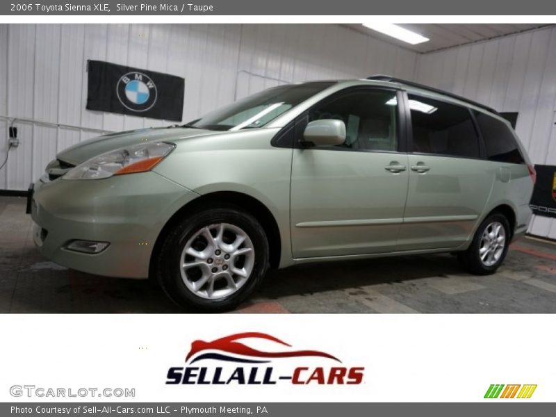 Silver Pine Mica / Taupe 2006 Toyota Sienna XLE