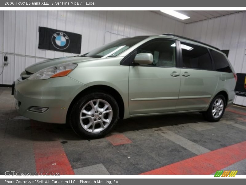 Silver Pine Mica / Taupe 2006 Toyota Sienna XLE