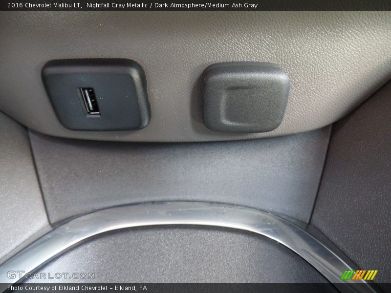 Nightfall Gray Metallic / Dark Atmosphere/Medium Ash Gray 2016 Chevrolet Malibu LT