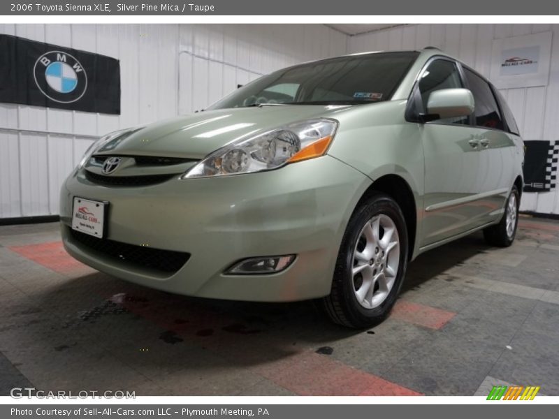 Silver Pine Mica / Taupe 2006 Toyota Sienna XLE