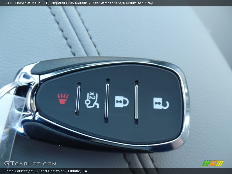 Nightfall Gray Metallic / Dark Atmosphere/Medium Ash Gray 2016 Chevrolet Malibu LT