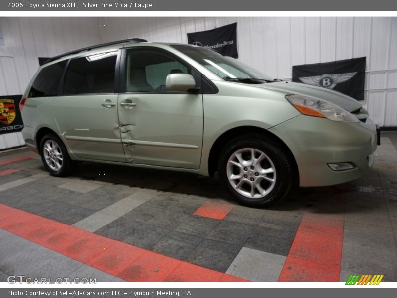 Silver Pine Mica / Taupe 2006 Toyota Sienna XLE