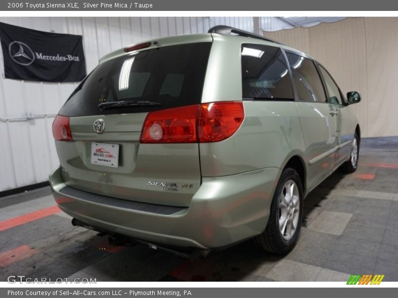 Silver Pine Mica / Taupe 2006 Toyota Sienna XLE