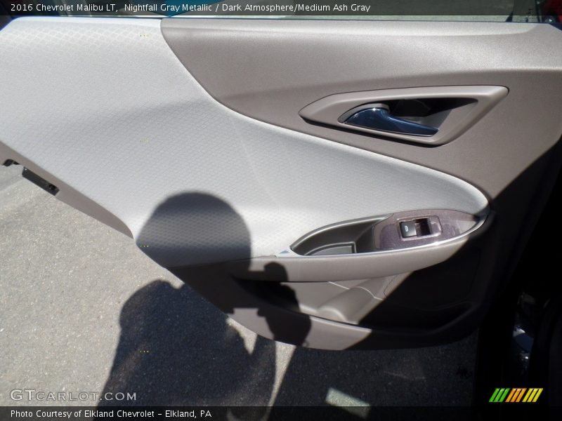 Nightfall Gray Metallic / Dark Atmosphere/Medium Ash Gray 2016 Chevrolet Malibu LT