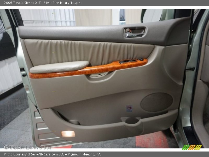 Silver Pine Mica / Taupe 2006 Toyota Sienna XLE