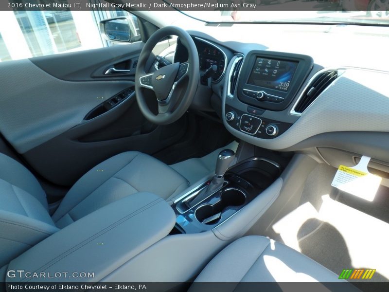 Nightfall Gray Metallic / Dark Atmosphere/Medium Ash Gray 2016 Chevrolet Malibu LT