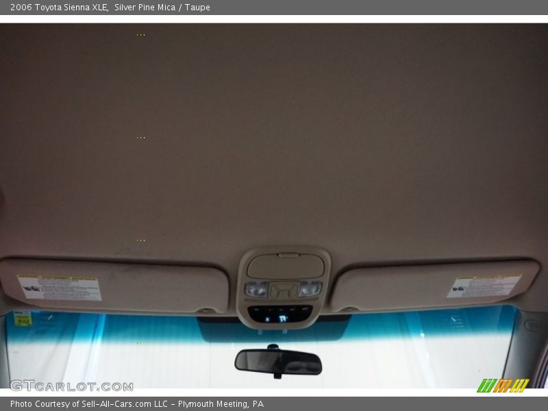 Silver Pine Mica / Taupe 2006 Toyota Sienna XLE
