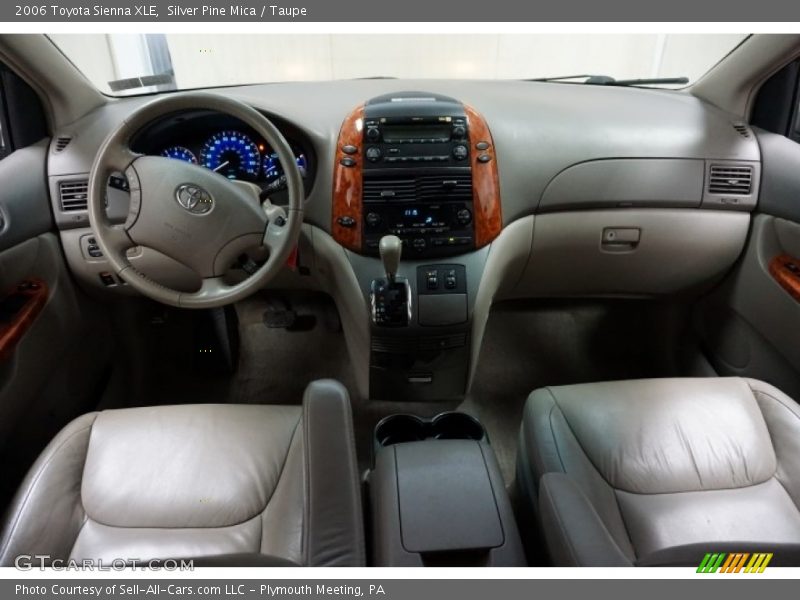 Silver Pine Mica / Taupe 2006 Toyota Sienna XLE