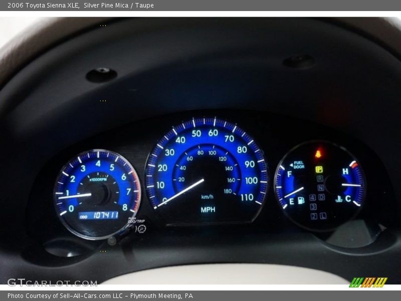 Silver Pine Mica / Taupe 2006 Toyota Sienna XLE