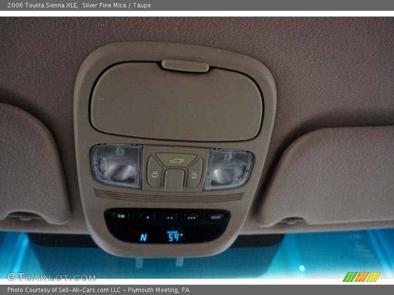 Silver Pine Mica / Taupe 2006 Toyota Sienna XLE