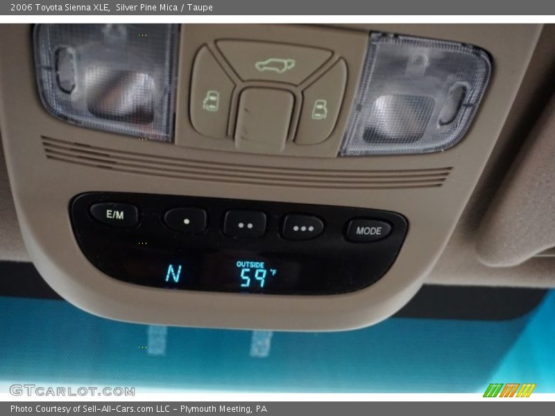 Silver Pine Mica / Taupe 2006 Toyota Sienna XLE