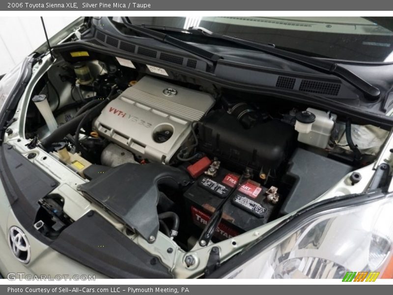 Silver Pine Mica / Taupe 2006 Toyota Sienna XLE