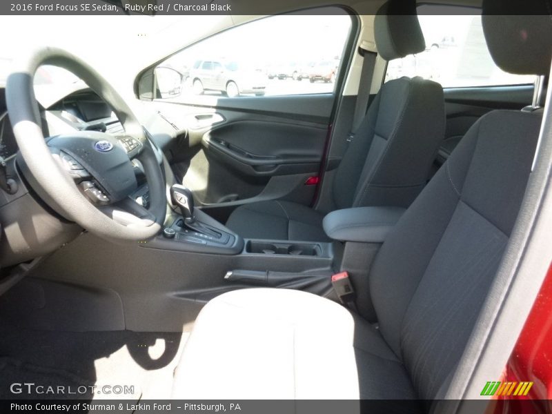 Ruby Red / Charcoal Black 2016 Ford Focus SE Sedan