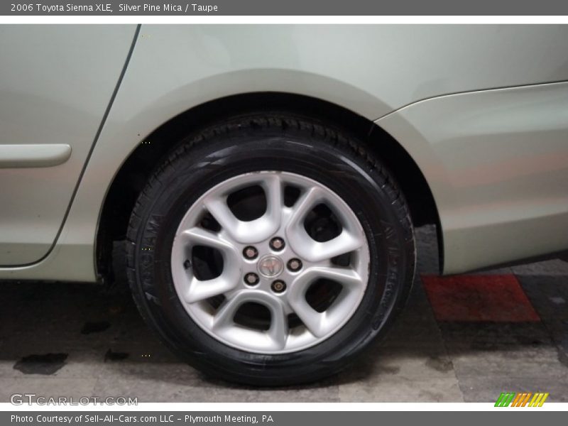 Silver Pine Mica / Taupe 2006 Toyota Sienna XLE