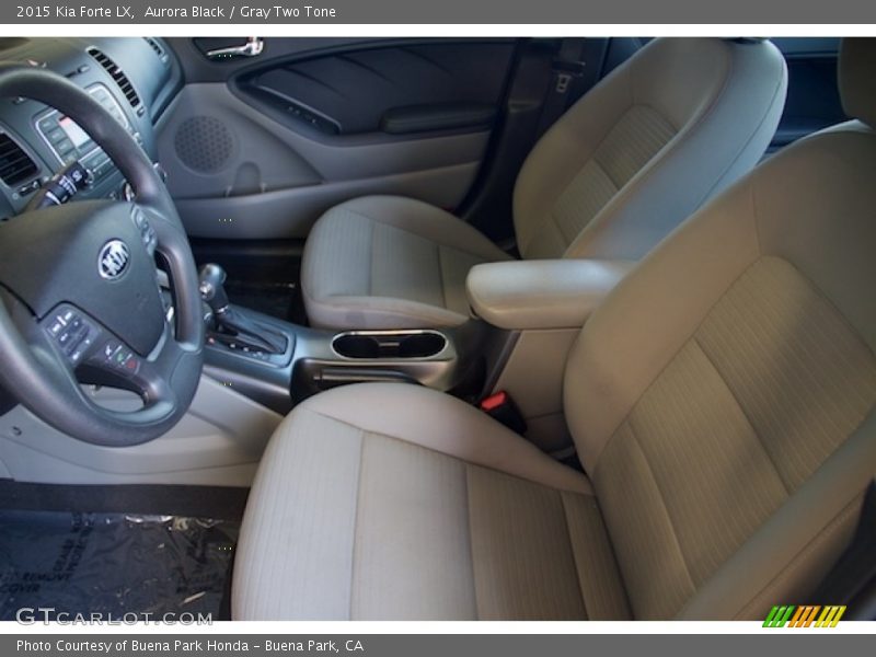 Aurora Black / Gray Two Tone 2015 Kia Forte LX