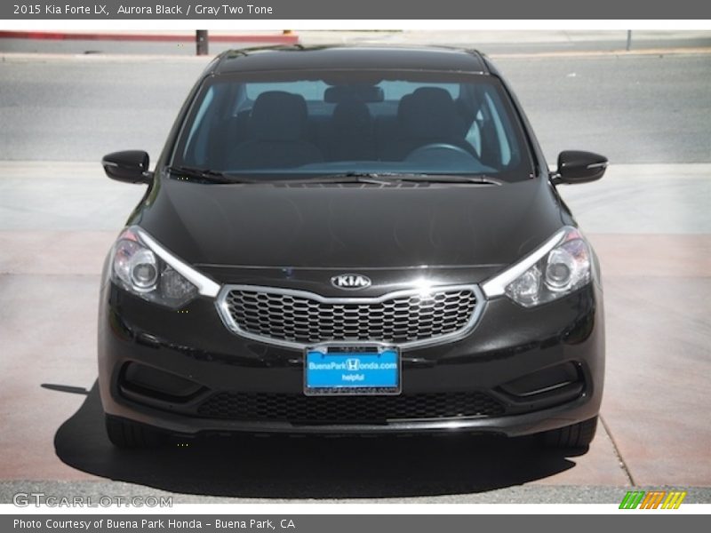 Aurora Black / Gray Two Tone 2015 Kia Forte LX