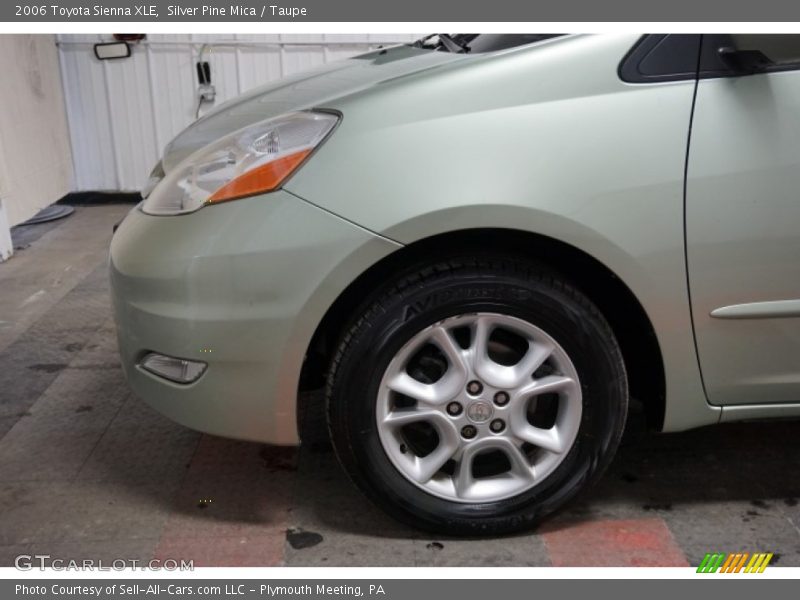 Silver Pine Mica / Taupe 2006 Toyota Sienna XLE
