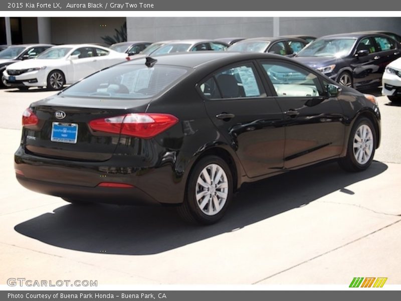 Aurora Black / Gray Two Tone 2015 Kia Forte LX