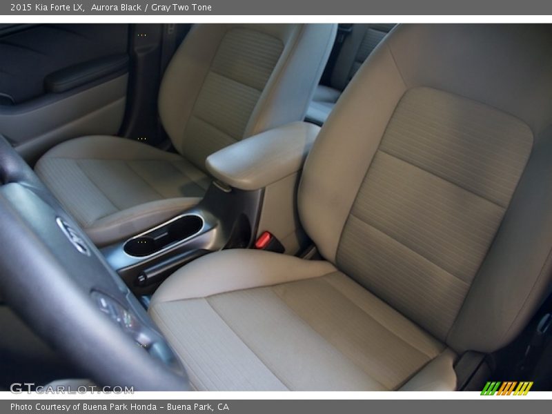 Aurora Black / Gray Two Tone 2015 Kia Forte LX