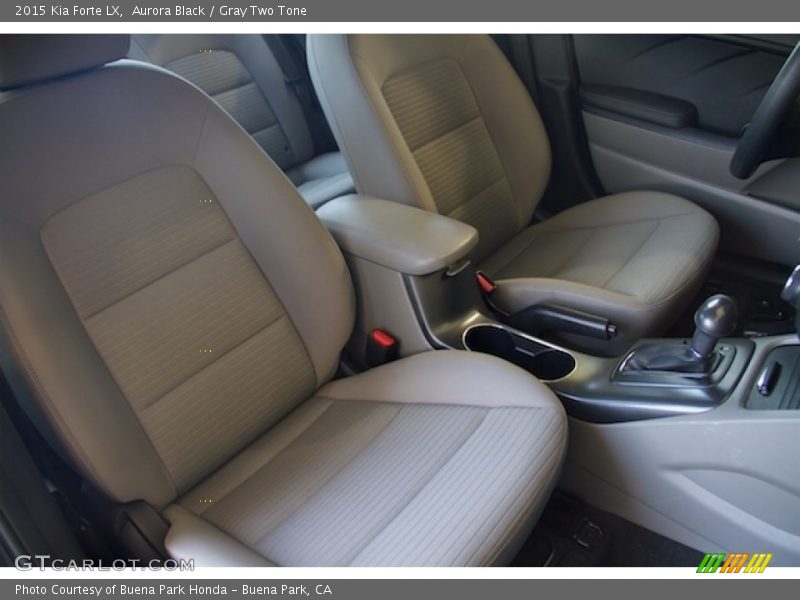 Aurora Black / Gray Two Tone 2015 Kia Forte LX