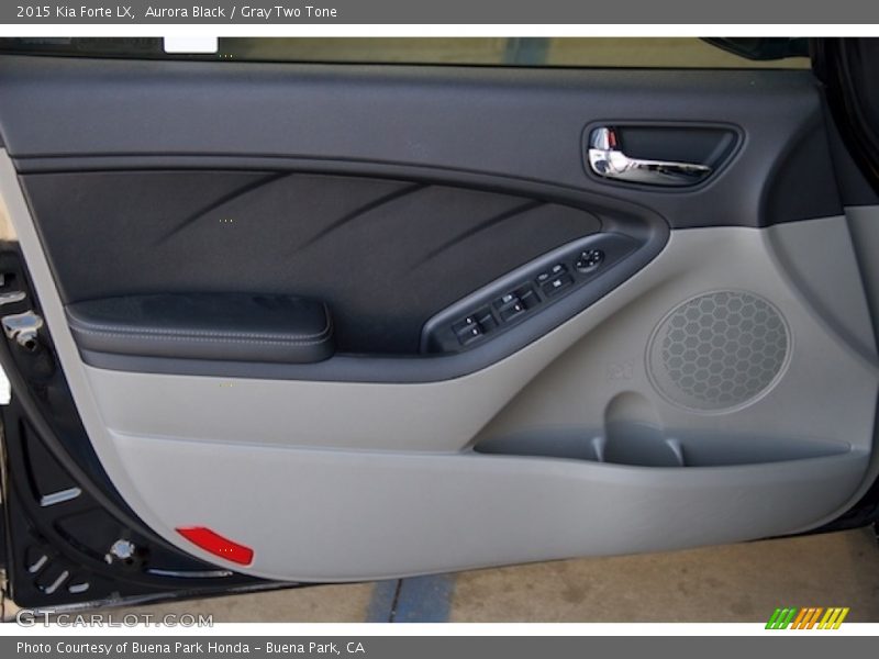 Aurora Black / Gray Two Tone 2015 Kia Forte LX