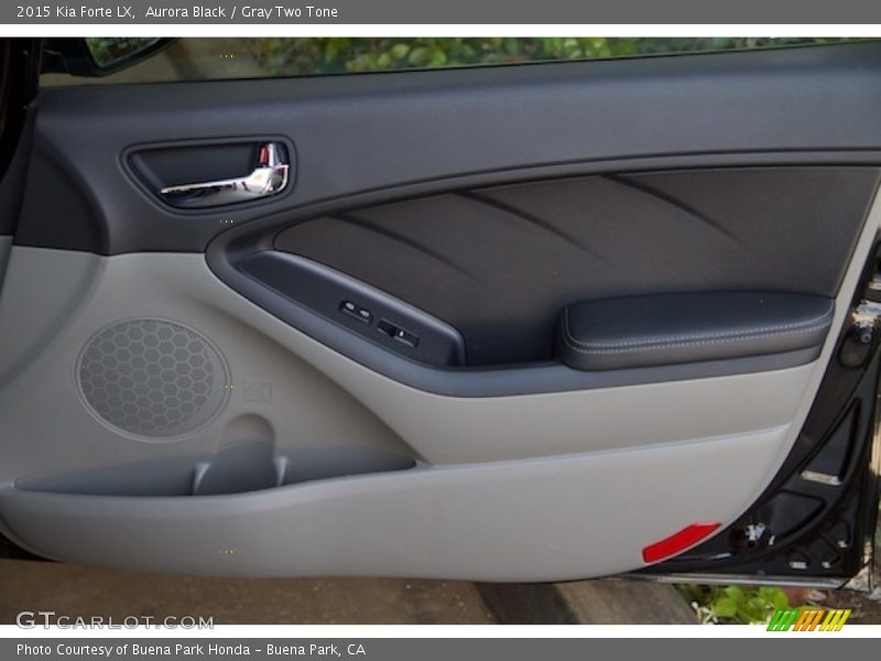 Aurora Black / Gray Two Tone 2015 Kia Forte LX