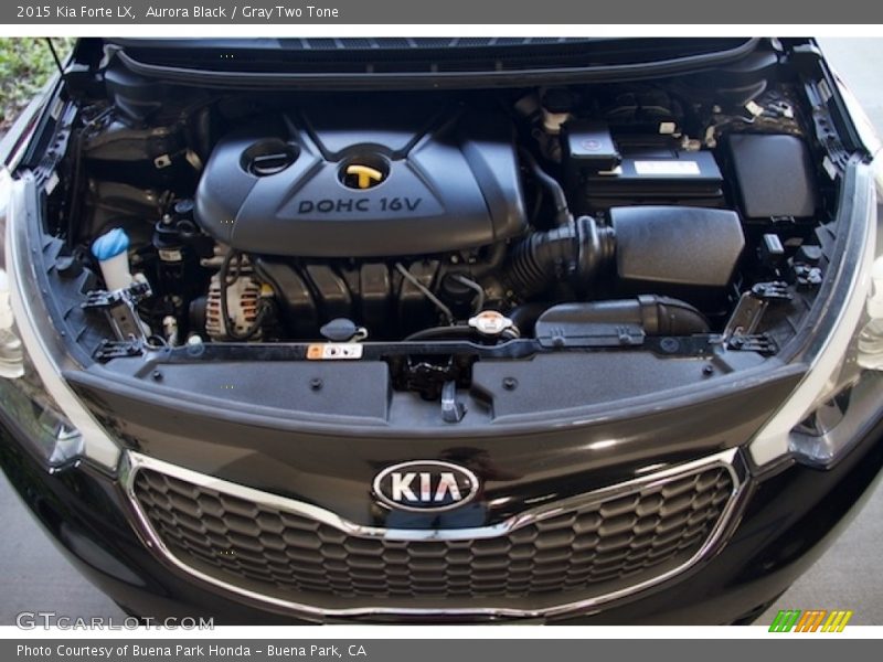 Aurora Black / Gray Two Tone 2015 Kia Forte LX
