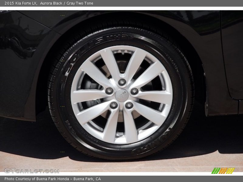 Aurora Black / Gray Two Tone 2015 Kia Forte LX