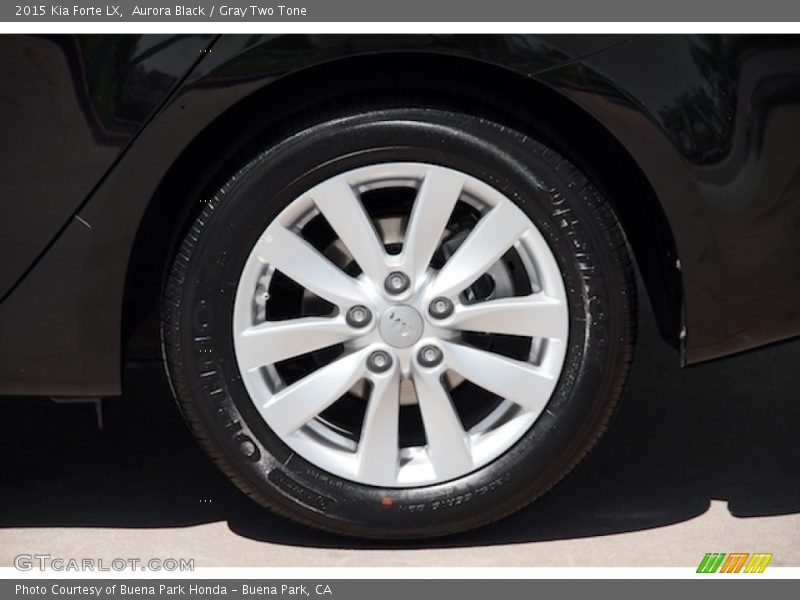 Aurora Black / Gray Two Tone 2015 Kia Forte LX